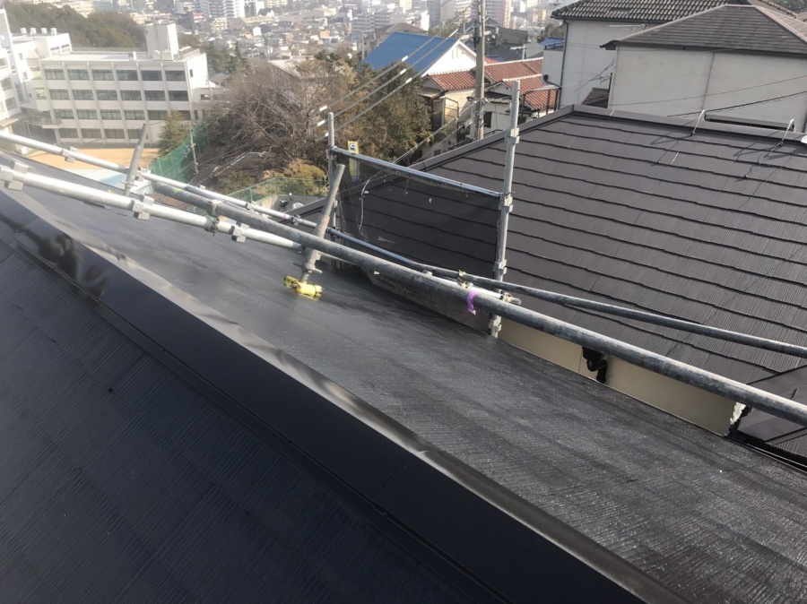 棟板金の施工後